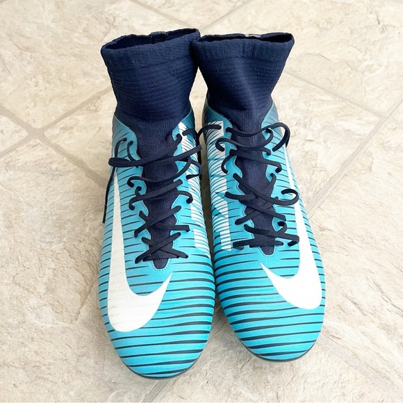 Nike Mercurial Veloce FG 831961-404 Soccer Cleats Gamma Ice Pack Blue Size 11 - Picture 5 of 11